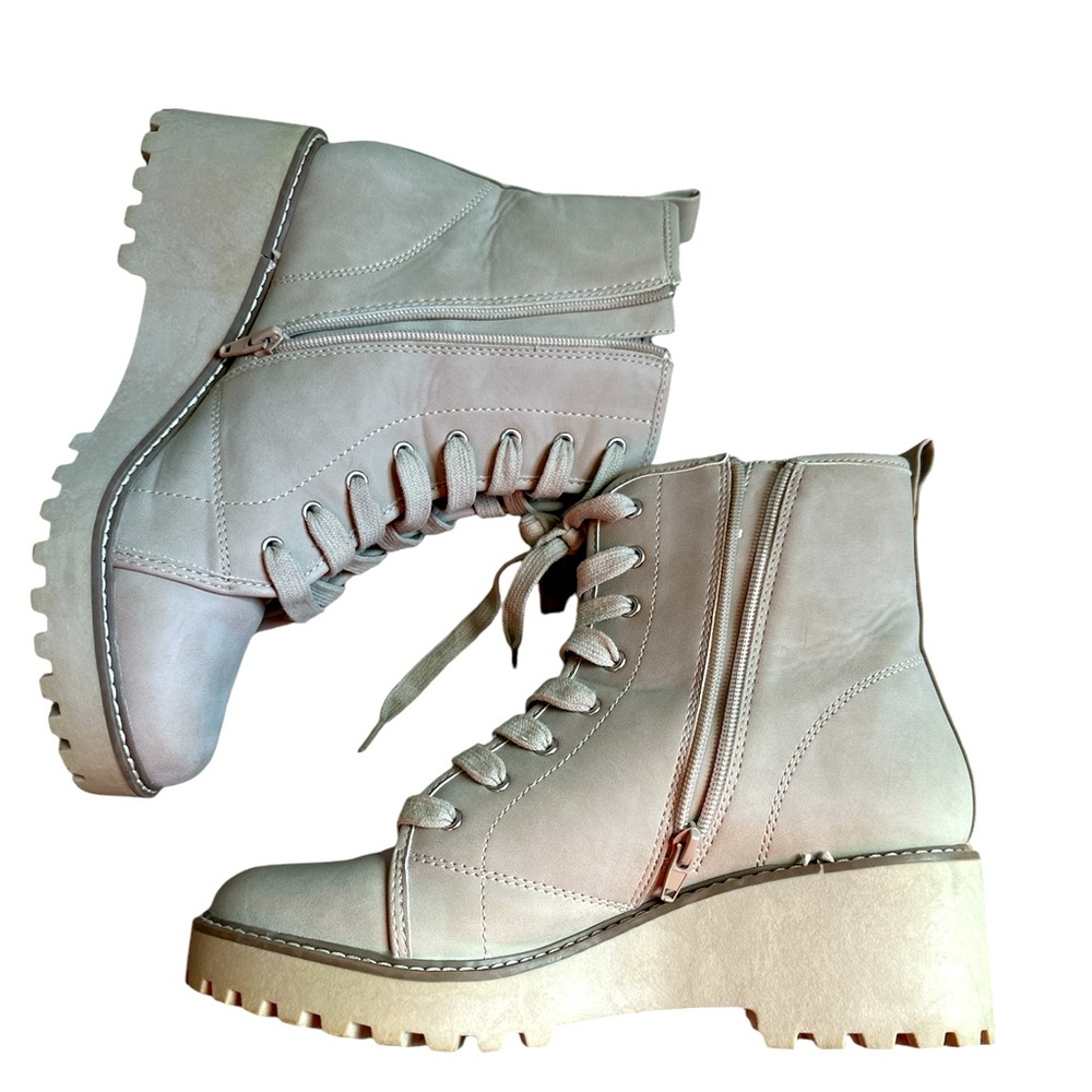 DV Dolce Vita Rachal‎ Ankle Lace-Up/Zipper Boot Size 10 - Picture 5 of 9